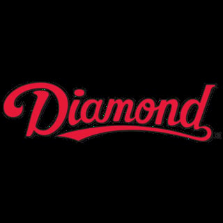 Diamond brand logo in red script lettering with registered trademark symbol